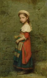イタリアの少女、1863
